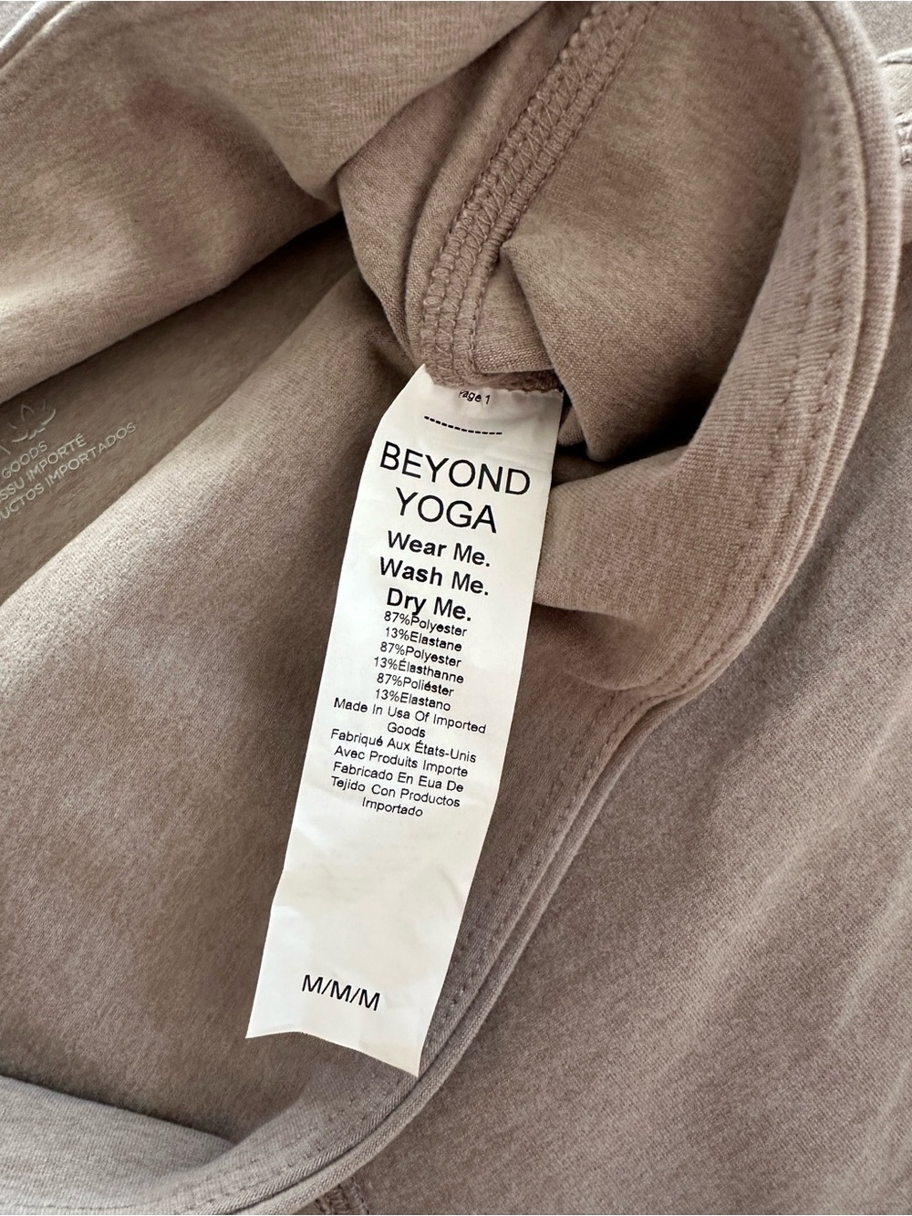 Beyond Yoga Spacedye™ Retro Cropped Pant, medium, birch heather - Picture 10 of 12